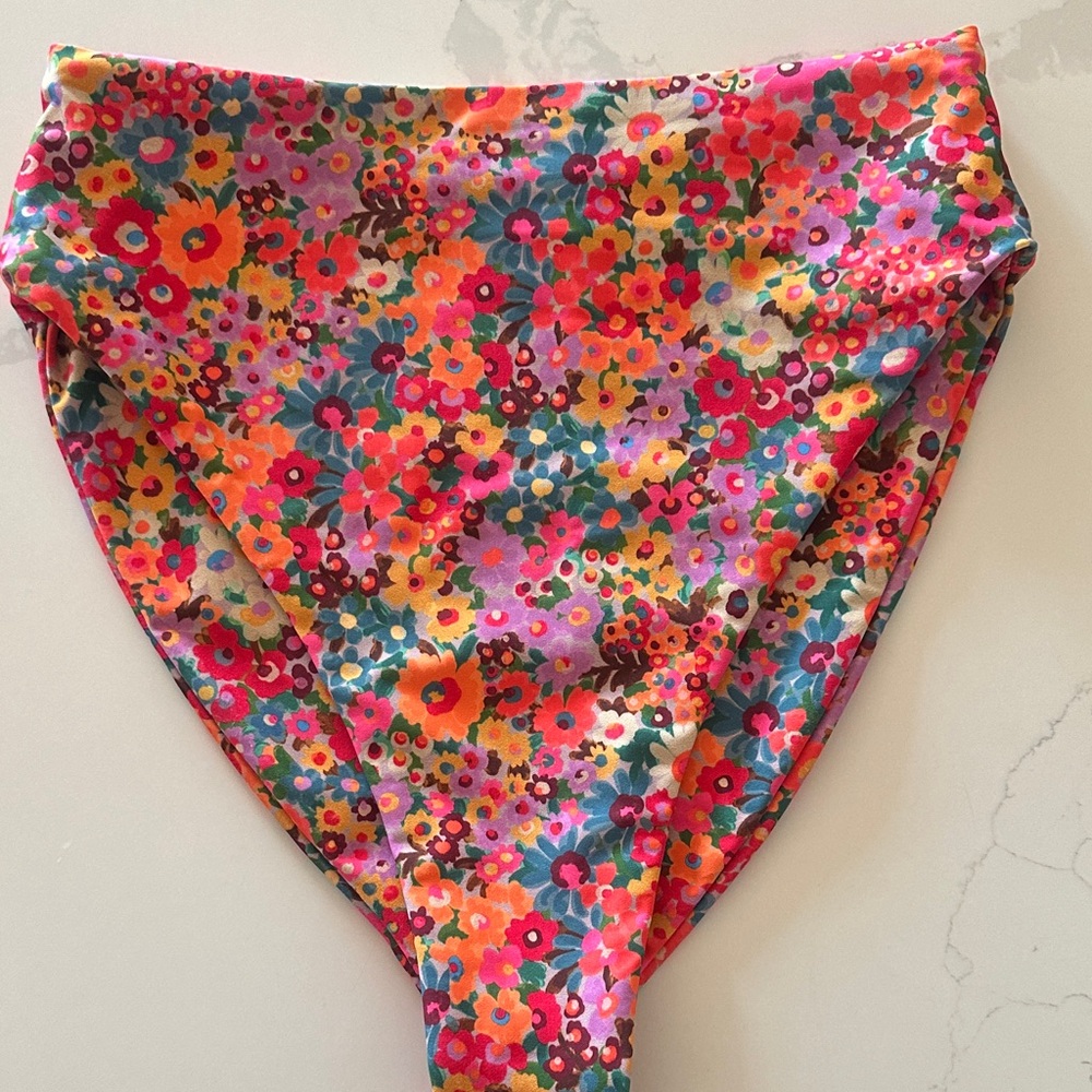 Skatie Colorful Floral Bikini Bottoms